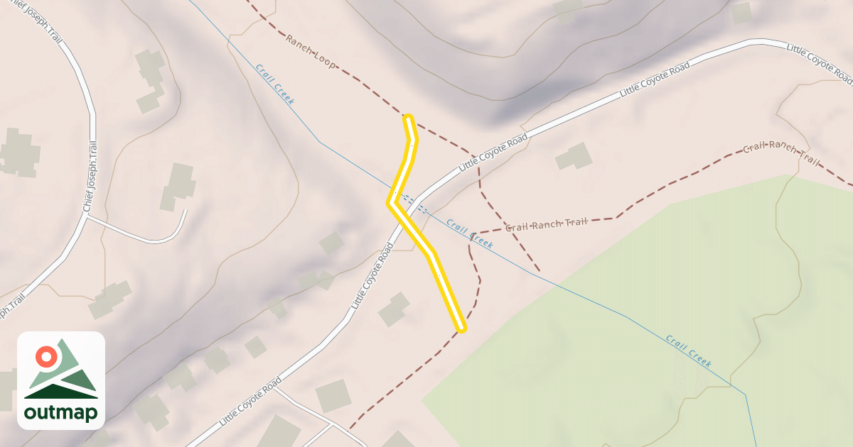 Map of Ranch Loop