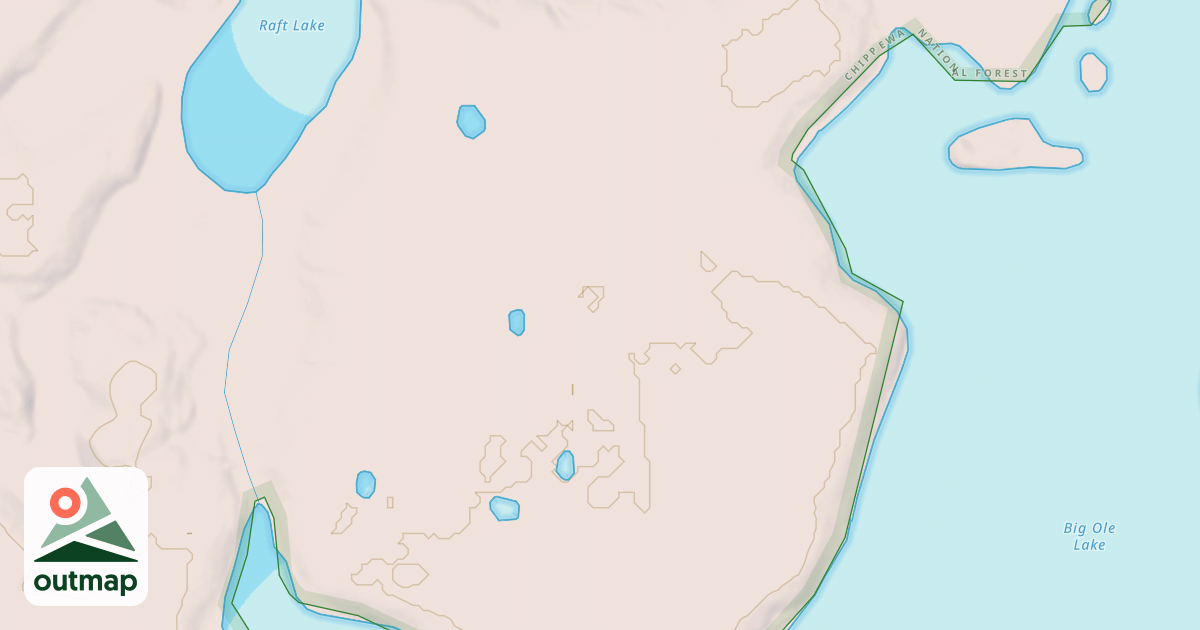 Map of BIG OLE NORTH ROAD SPUR A