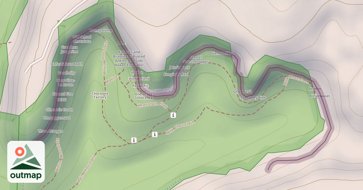 Map of Chocolate Factory