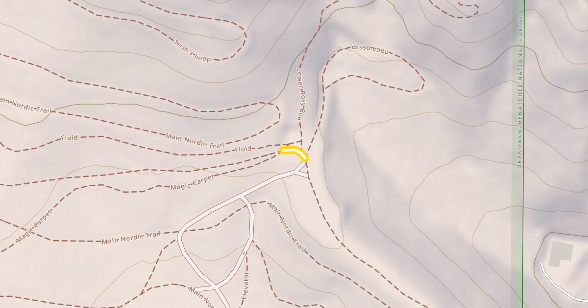 Map preview of Main Nordic Trail