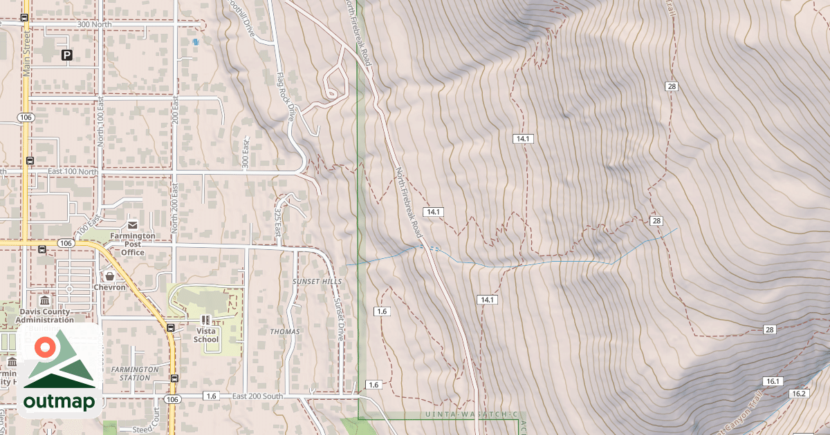 Map of NORTH FIREBREAK