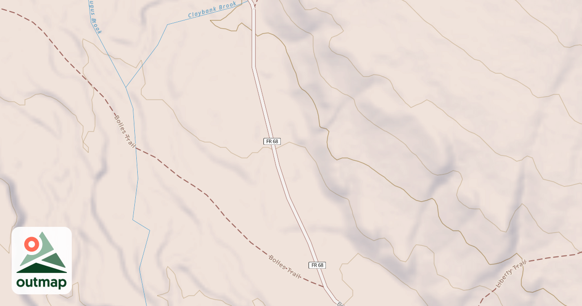 Map of Brook Trail