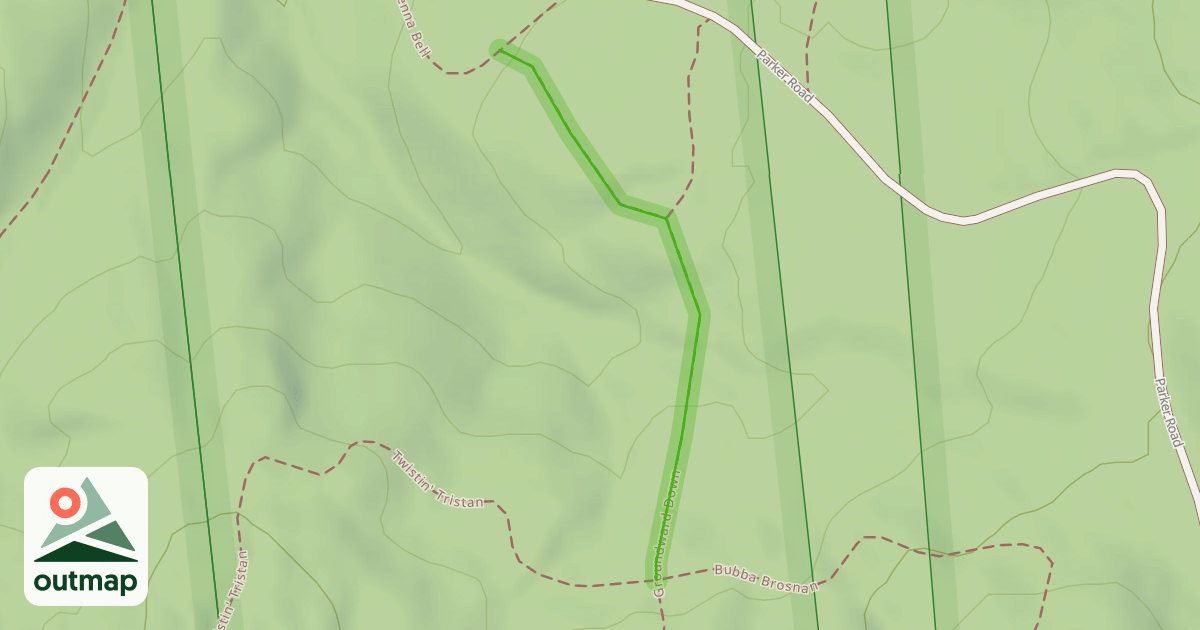 Map of Groundward Down