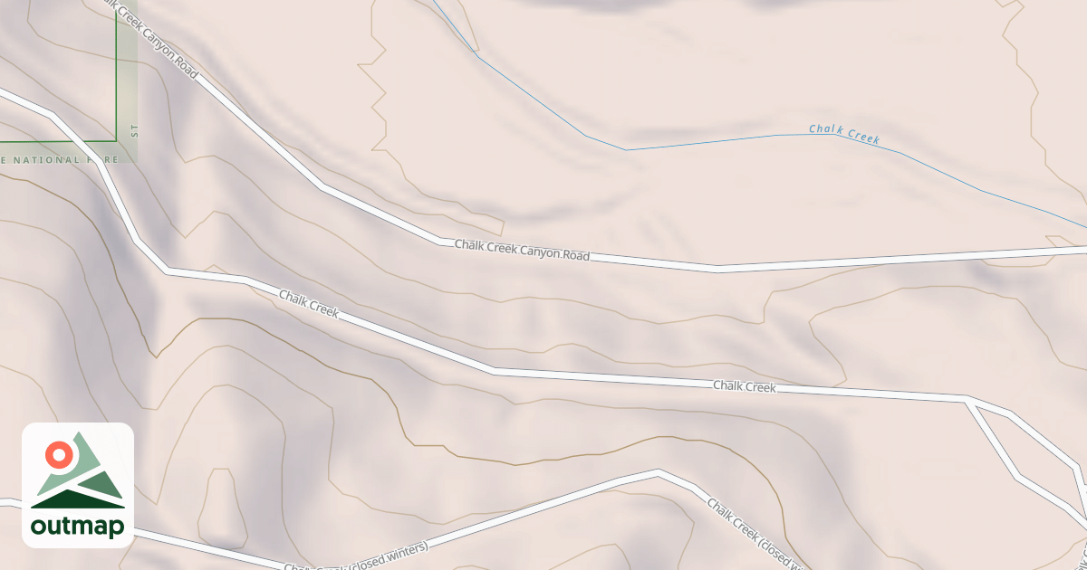 Map of CHALK CREEK