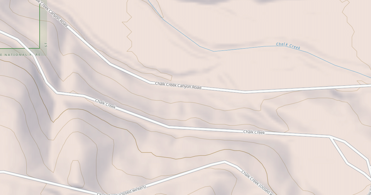 Map preview of CHALK CREEK