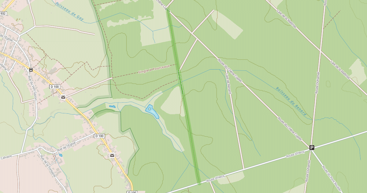 Map preview of Laie de l'Eclusette