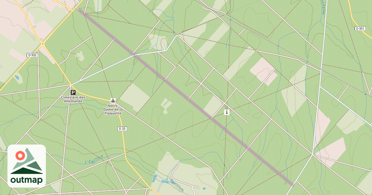 Map of Route Coulon