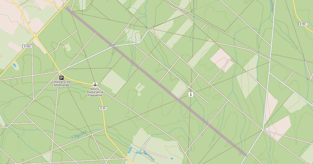 Map preview of Route Coulon