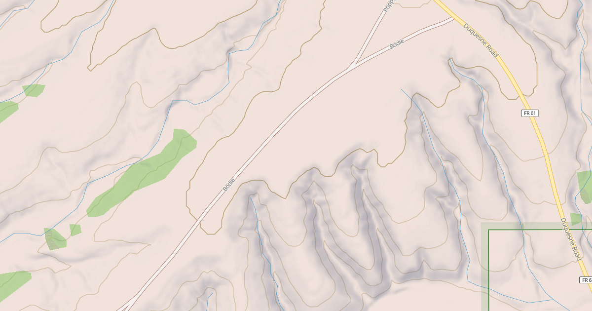 Map preview of BODIE
