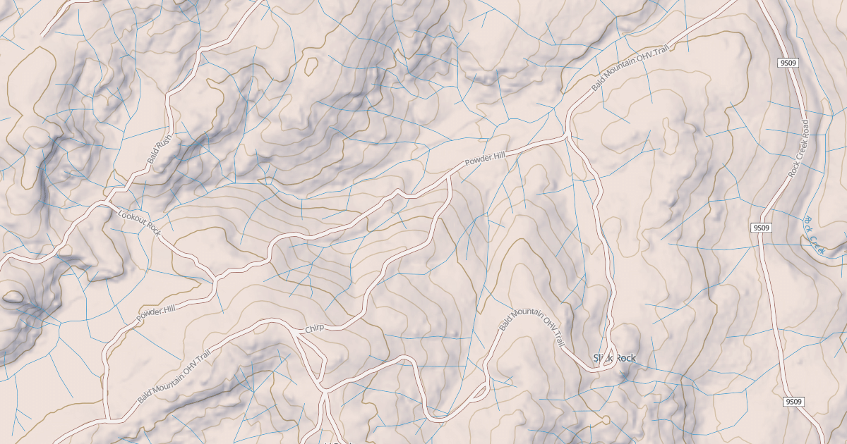 Map preview of Bald Mountain