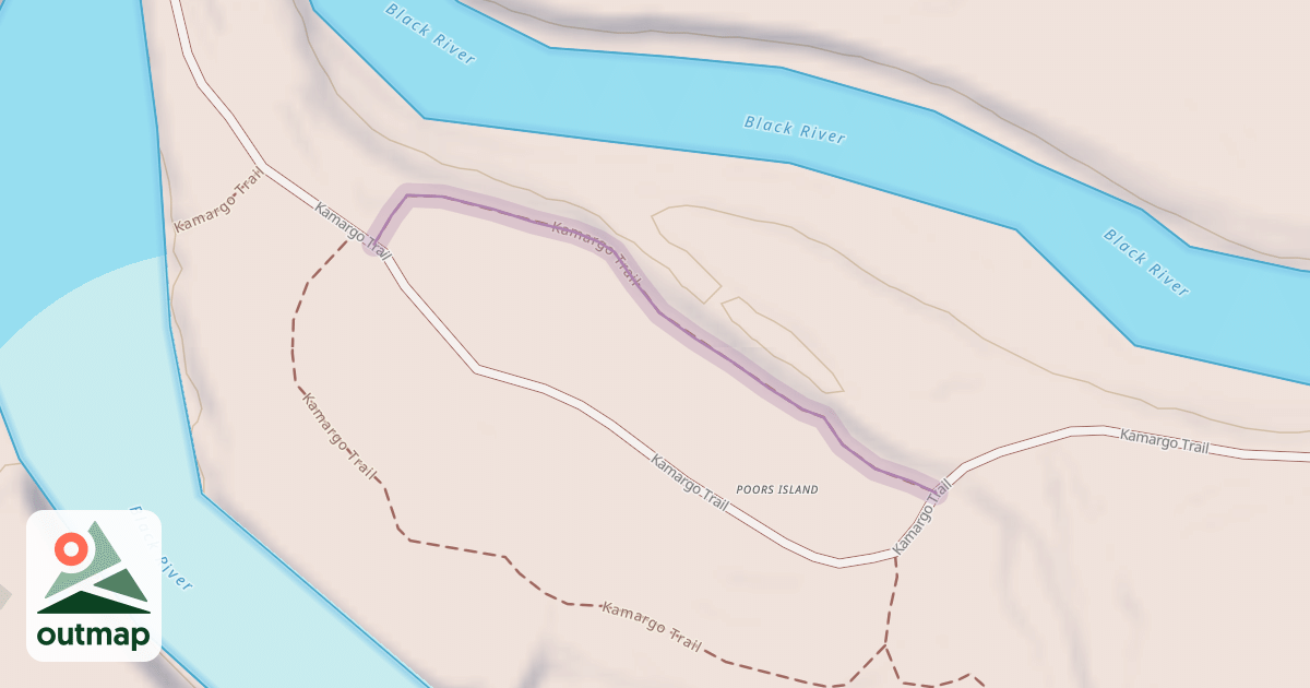 Map of Kamargo Trail