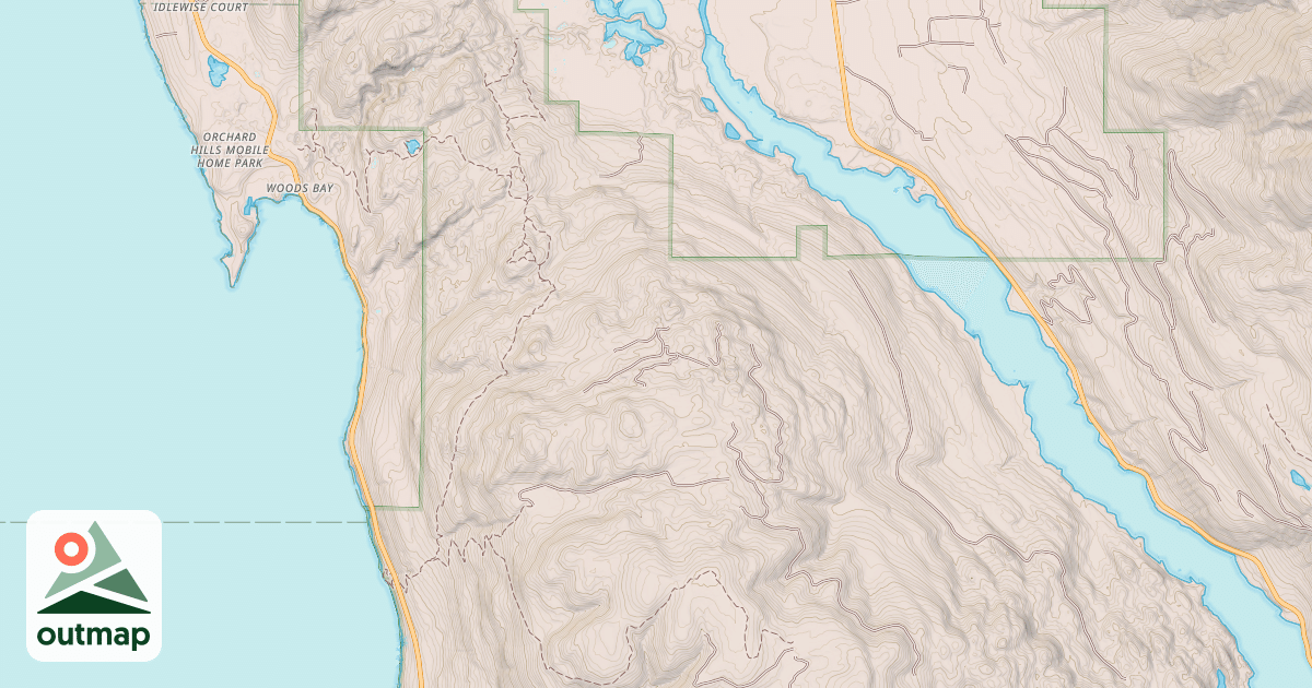 Map of MISSION DIVIDE