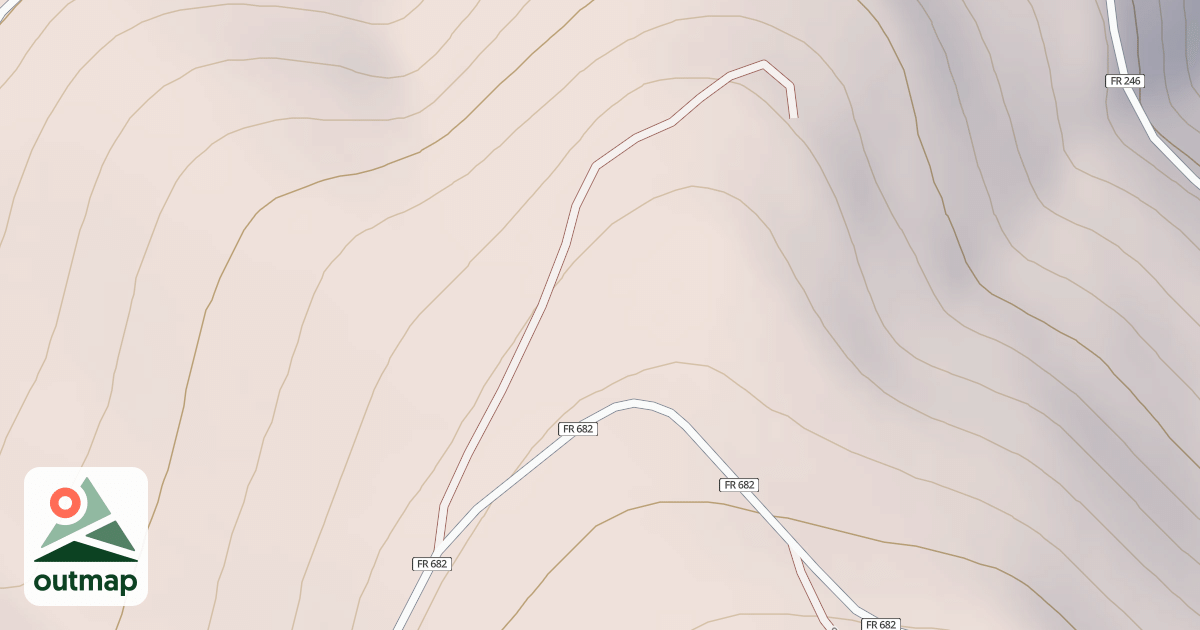 Map of JUNE SADDLE Z