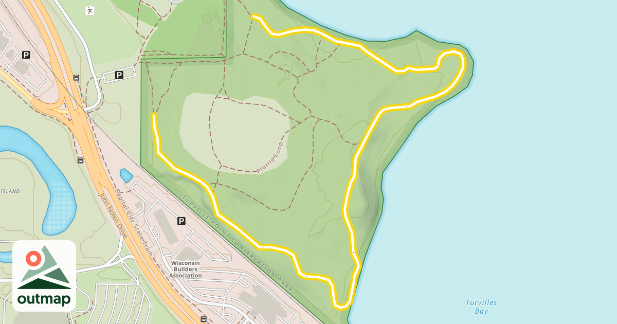 Map of Lake Loop
