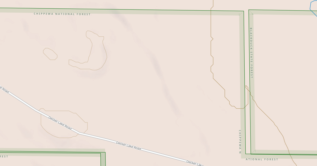 Map preview of DECKER LAKE SPUR J