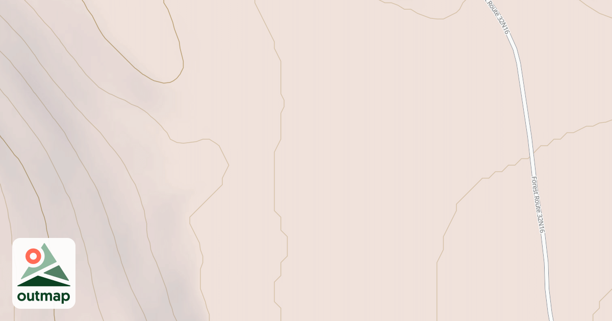 Map of ASH SPUR