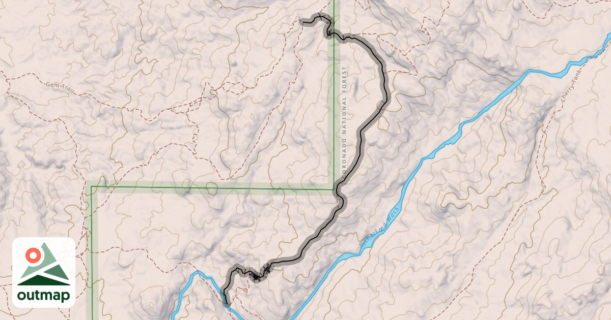 Map of Deer Camp Loop