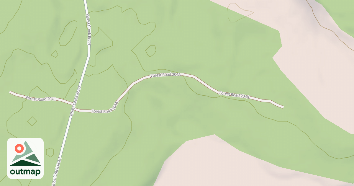 Map of FR 204A