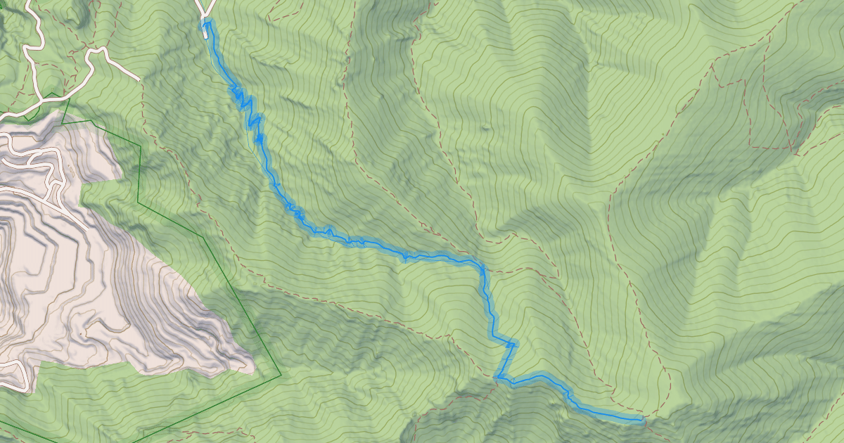 Map preview of trace bleu