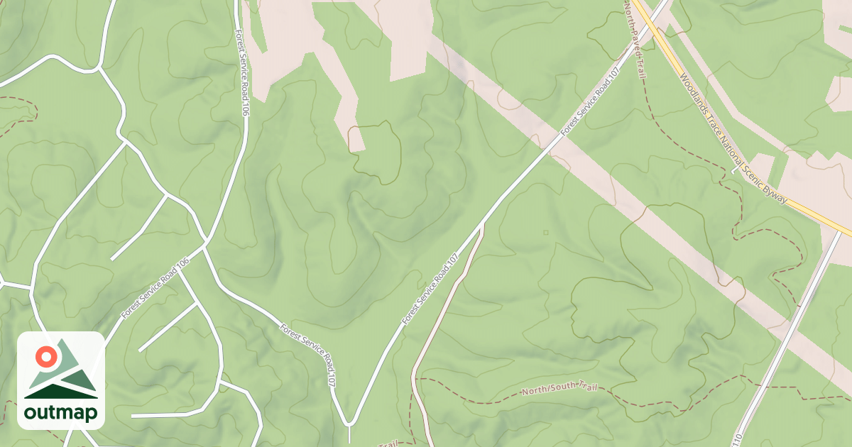 Map of MOSS CREEK ROAD