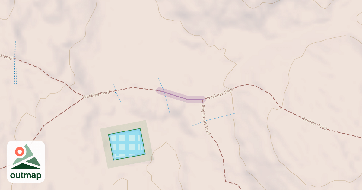 Map of Haskins Trail