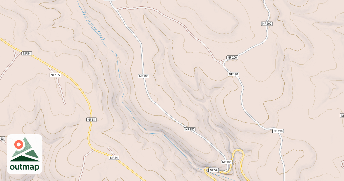Map of USFS Motor Vehicle Use Map Roads {055680B0-2173-400A-8DEC-F6E3FEA5B93B}