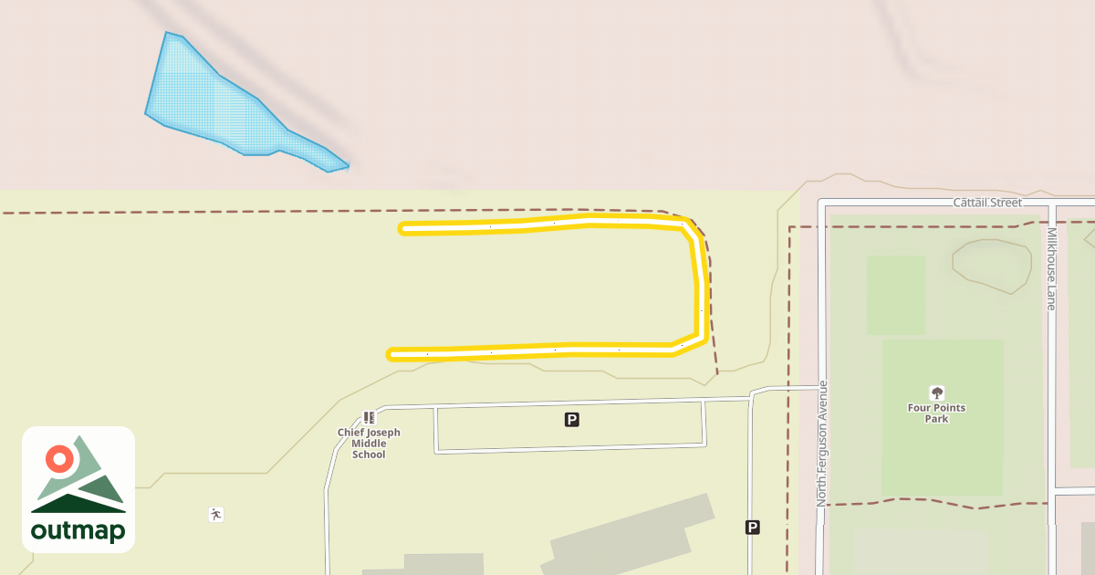 Map of Chief Joseph Middle School Track