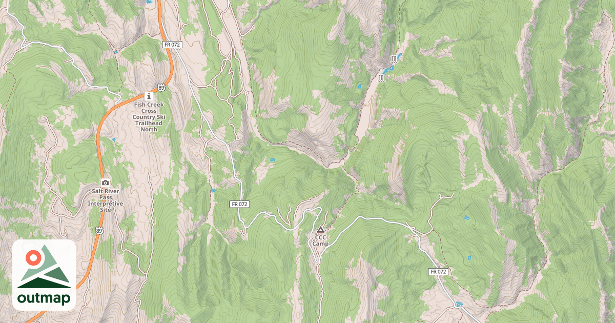 Map of SMITHS FORK SNOWMOBILE