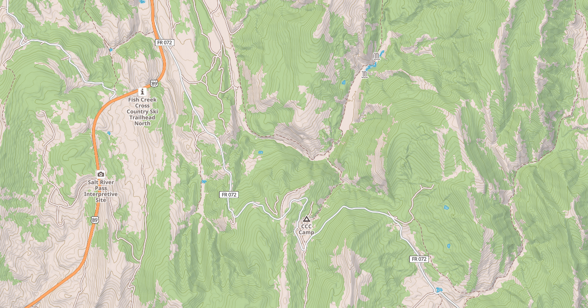 Map preview of SMITHS FORK SNOWMOBILE