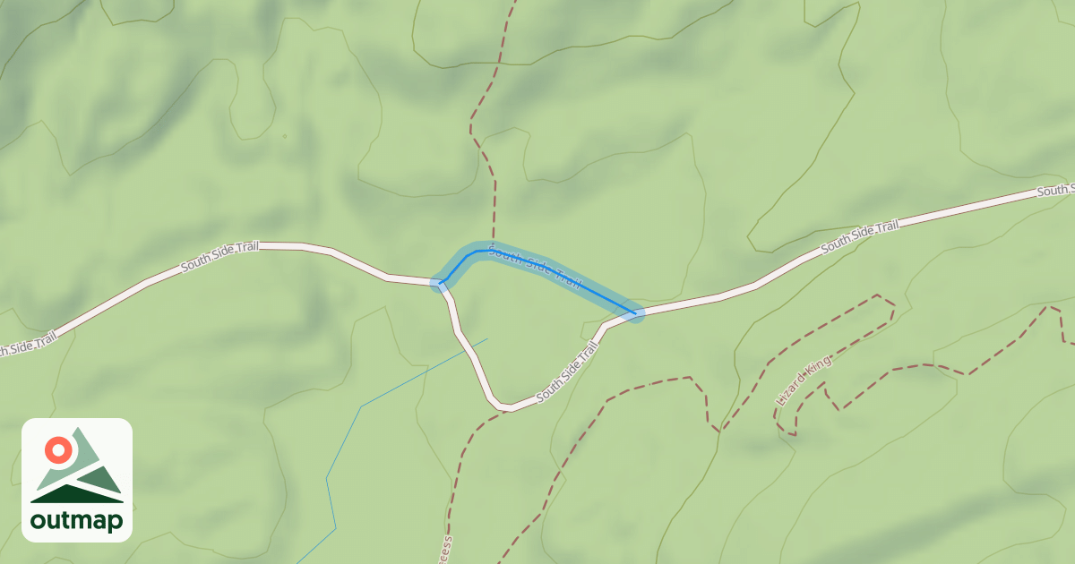 Map of South Side Trail