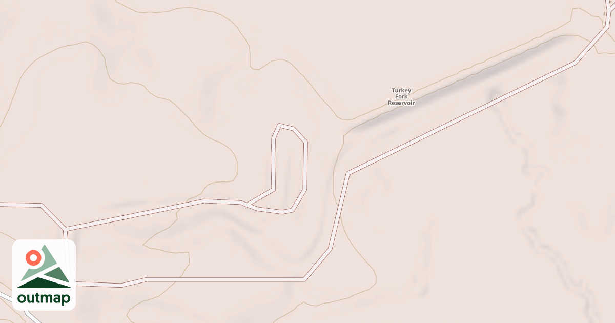 Map of TURKEY FORK R.A.