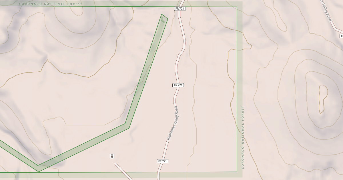 Map preview of HALFMOON VALLEY