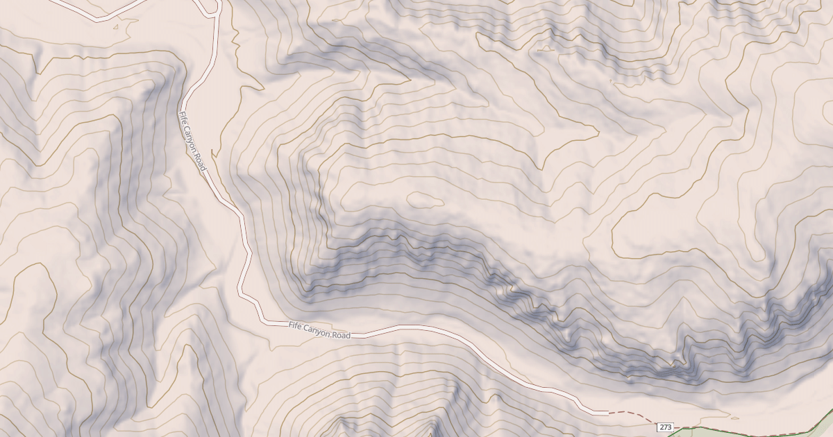 Map preview of FIFE CANYON