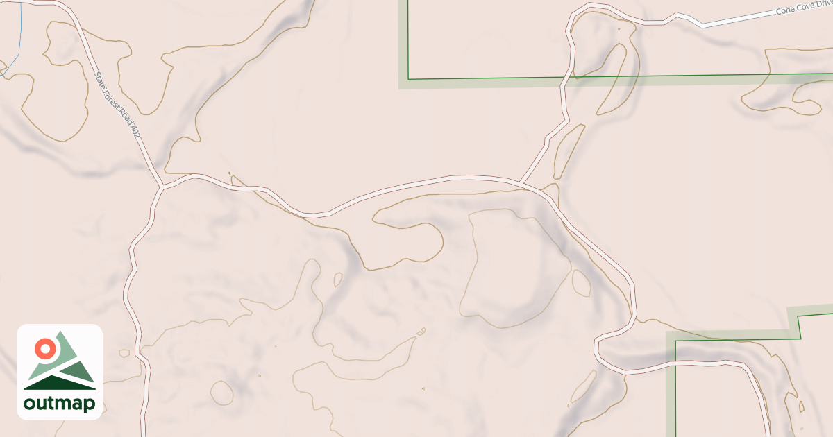Map of Forest Riders Trails