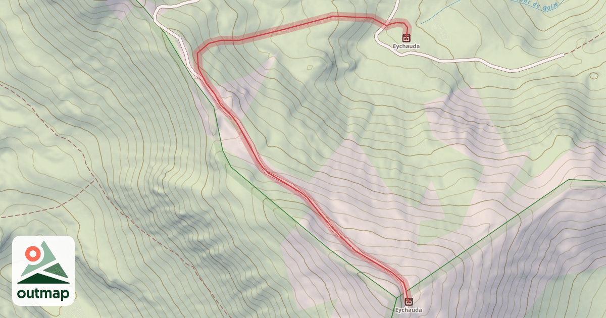 Map of Creux du Loup