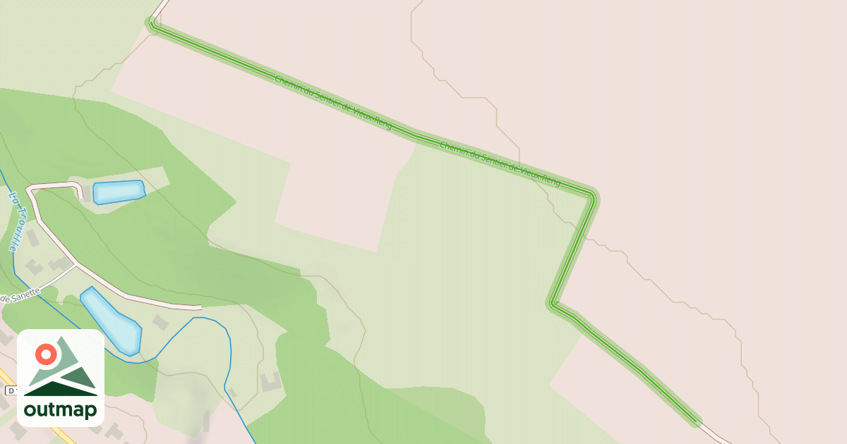 Map of Chemin du Sentier de Vieux-Reng