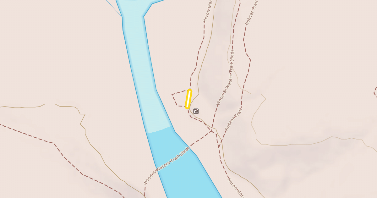 Map preview of Heron Marsh Trail (Gray)