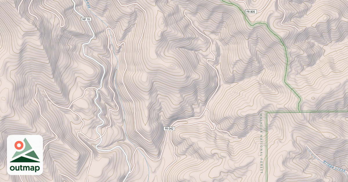 Map of USFS National Forest System Roads {277D0D1F-D9DC-4441-892E-6FD3CB46C36C}