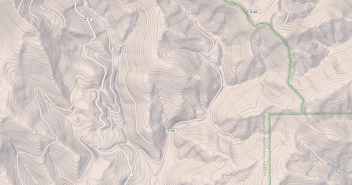 Map preview of USFS National Forest System Roads {277D0D1F-D9DC-4441-892E-6FD3CB46C36C}