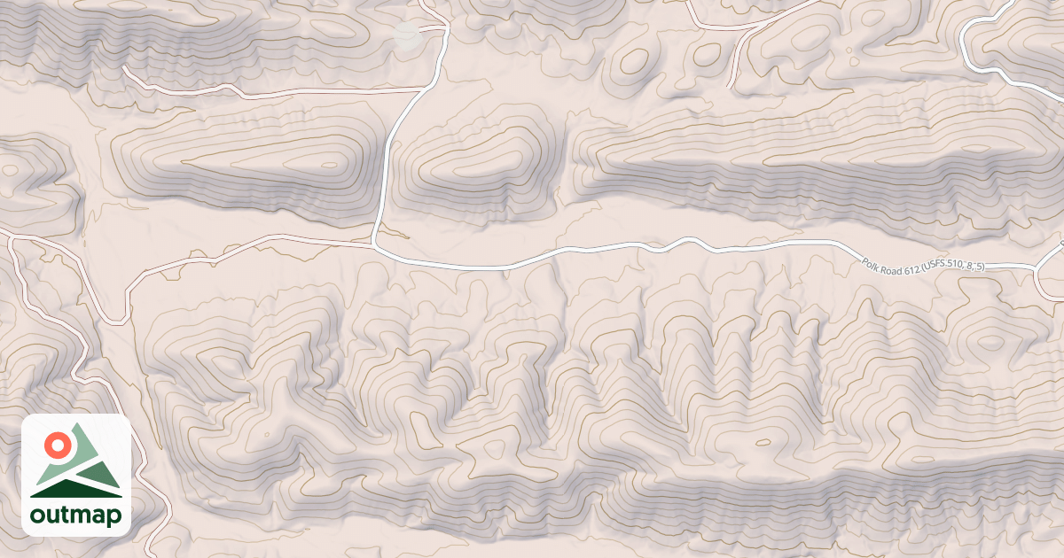 Map of WOLF PEN GAP 510A