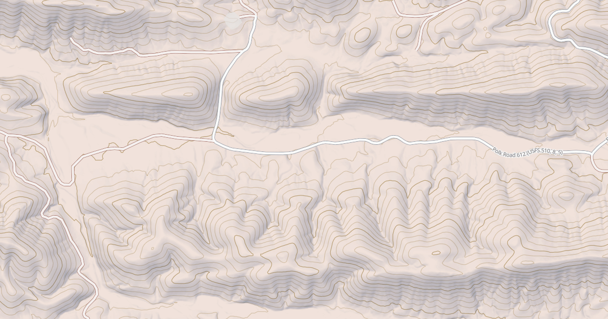 Map preview of WOLF PEN GAP 510A