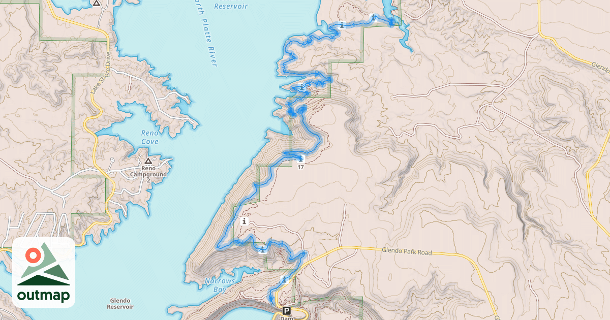 Map of Narrows Bluff