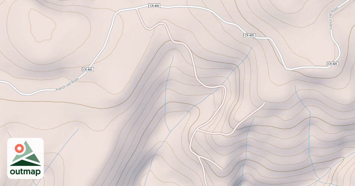 Map of FRENCH CANAL