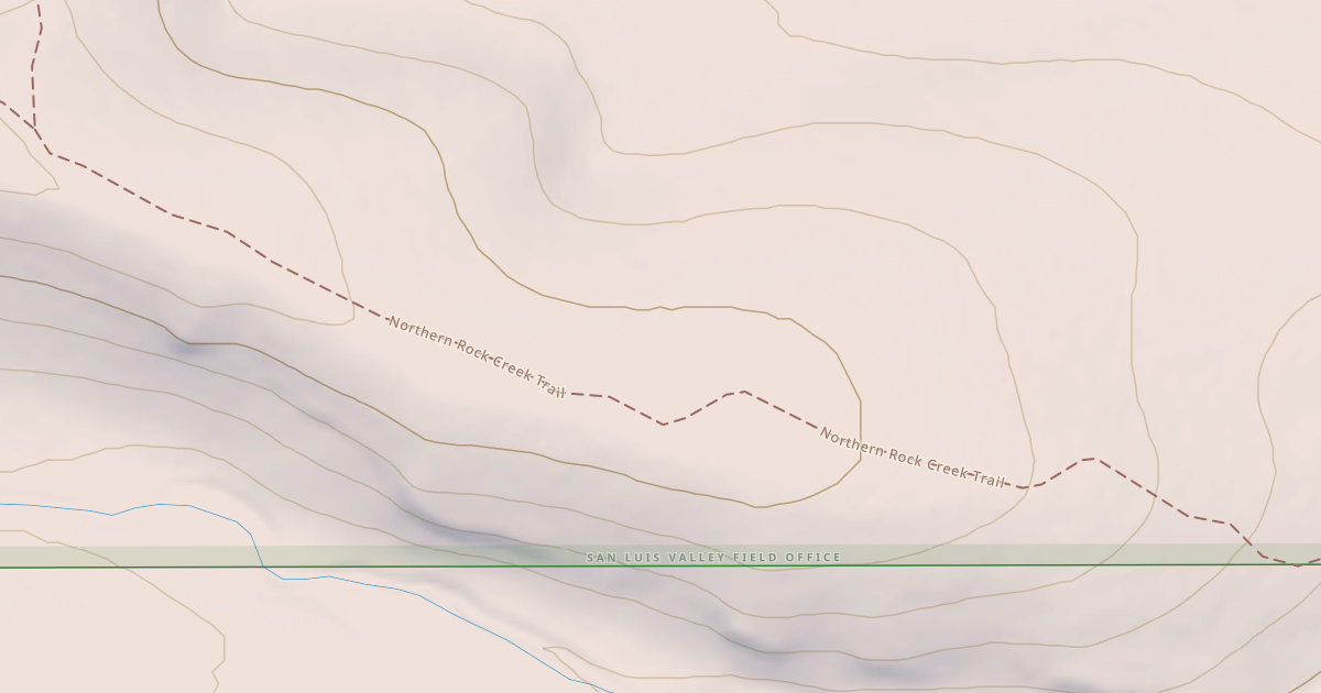 Map preview of Northern Rock Creek