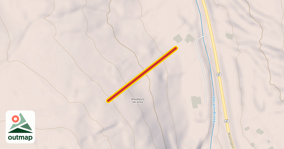 Map of Rope Tow