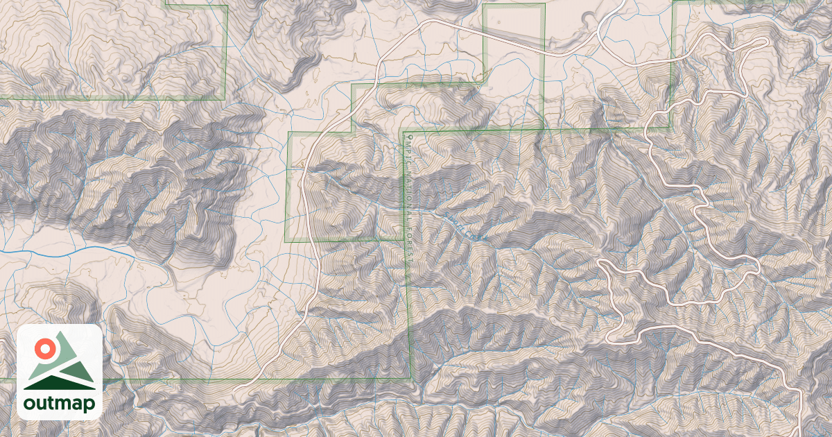 Map of USFS Motor Vehicle Use Map Roads {C17DCC98-9F69-4FE7-B847-5C928271D23A}