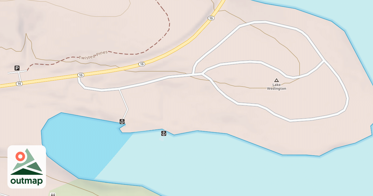 Map of WEDINGTON CAMPGROUND LOOP