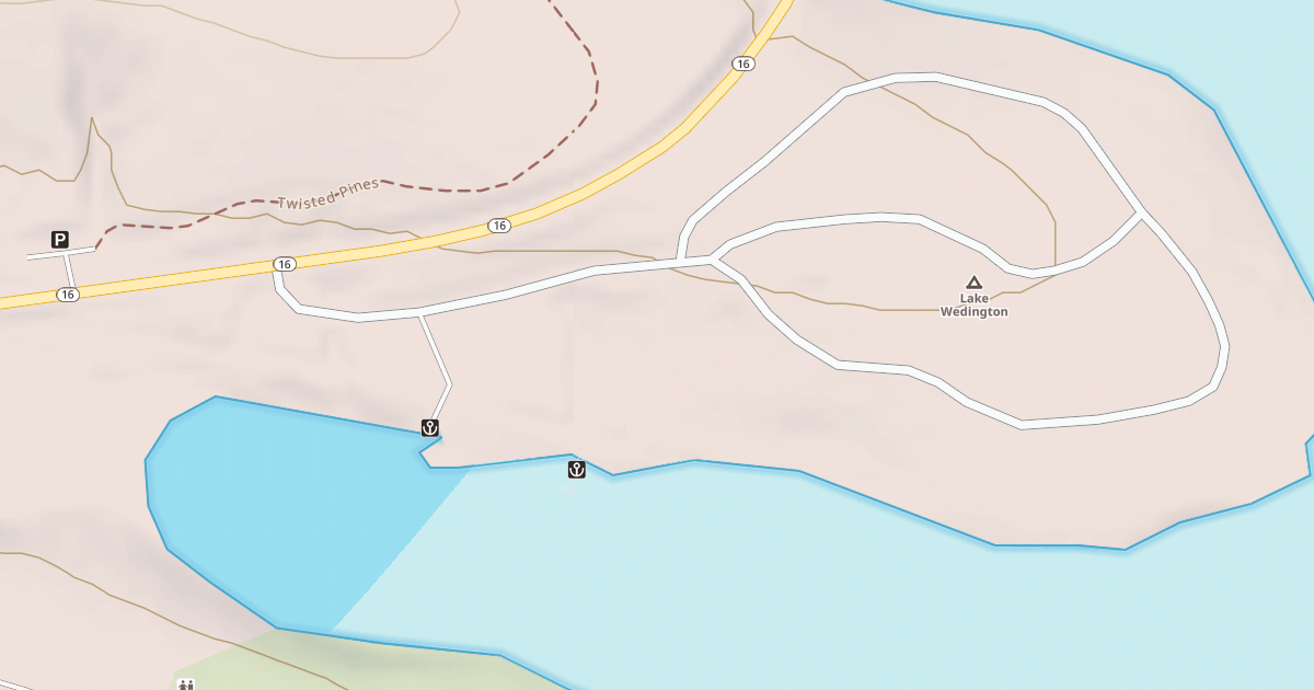 Map preview of WEDINGTON CAMPGROUND LOOP