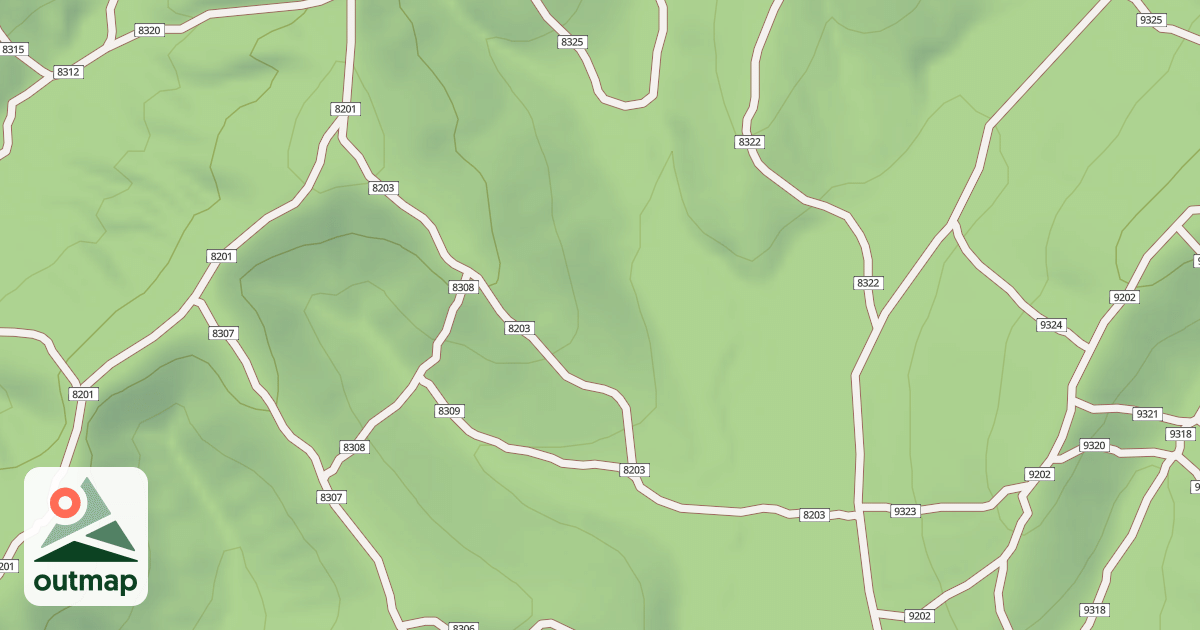 Map of USFS Motor Vehicle Use Map Trails 19471