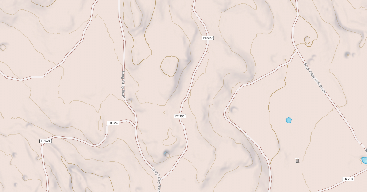 Map preview of USFS National Forest System Roads {641C4274-1FDF-4577-BB68-3617514D2A24}